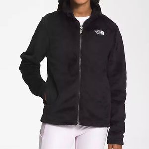 North Face Osolita Full Zip Black Fleece Jacket Size Medium